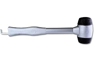 Moscatelli - Maillet de Camping Polyvalent, Robuste et Ergonomique avec Crochet pour extraire Sardines et piquets - Gris