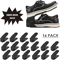 Femor Set de 10pcs de Organizadores Ajustables de Zapatos con Ranuras Soportes de Calzado Apilador para Zapatos Ahorro...