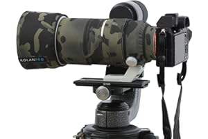 ROLANPRO Copriobiettivo impermeabile per Sony FE 70-200mm F/2.8 GM OSS II Lens Protection Sleeve # 2 Nero Scuro Impermeabile