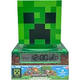 Kids Licensing - Minecraft 3D Alarm Clock with Date and Night Light