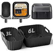 2 Accessori Per Friggitrice Ad Aria Philips - Teglie In Silicone Per Cottura Sana - Foto 3