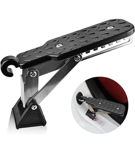 URAQT Gradino Per Portiera Auto, Gradino Per Portiera Auto Universale Con 4pcs Gancio - 13