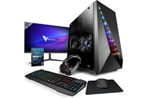 Vibox VI-44 PC Gamer - 22" Pack Monitor - AMD Ryzen 3200GE Procesador 4GHz - Radeon Vega 8 Gráficoss - 16GB RAM - 2TB HDD - 240GB SSD - Windows 11 - WiFi