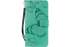 DENDICO Cover per Galaxy A50S / Galaxy A50 / Galaxy A30S, Pelle Portafoglio Custodia per Samsung Galaxy A50S / A50 / A30S Custodia a Libro con Funzione di appoggio e Porta Carte di Credito - Verde