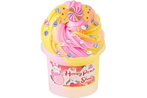 OKAYBEE Slime au beurre bicolore, super doux et non collant pour enfants, jouets sensoriels pour filles et garçons âgés de 8 à 12 ans, slime pour fête, anniversaire, Pâques, cadeau de Halloween