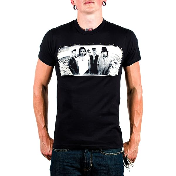 U2 Unisex Adult Vertigo Tour 2005 Symbols T-Shirt (XL) (Black