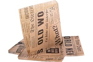 SKIR'CO Confezione da 750 sacchetti di carta da 15 x 15 cm, per imballaggi alimentari, per fast food, per alimenti e patatine fritte (750)