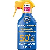 NIVEA SUN Protects &amp; Hydrates - FP50+ Sun Spray - Body Sunscreen - Very High UVA/UVB Protection - Water Resistant - 48h Hydra