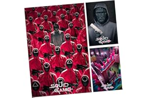 Pyramid International Poster Squid Game - Gardes, poster 61 x 91,5 cm | Décoration Murale Masked Man, Netflix PP35009