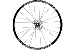 DualColorStampe Adesivi Cerchi Bici 26'' - 27,5'' - 28-29'' Pollici Ruota Bici MTB Bike Stickers Cerchi MTB B0059 (28-29'' Pollici, Grigio 74)