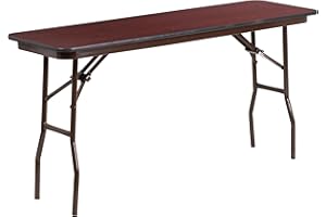 Flash Furniture Floyd 5-Foot High Pressure Mahogany Laminate Folding Training Table