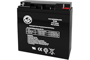 AJC Battery Replacement Compatible with Universal Power Group UB12180 12V 18Ah UPS Battery