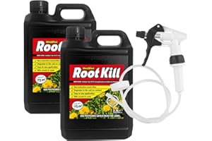 Weedblast Rootkill Weedkiller 2 x 2.5 Litre, Glyphosate Weed Killer, Long Hose Trigger