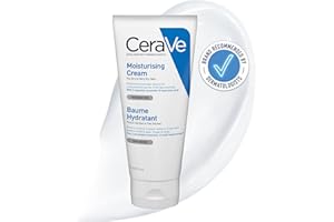 CeraVe Moisturising Cream Tube with Hyaluronic Acid and 3 Essential Ceramides for Dry to Very Dry Skin 177ml