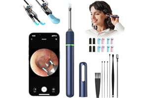 VLIKE Otoscopio, 1920P Rimozione di Cerume con Telecamera, 3,2mm Impermeabile Otoscopio Pulisci Orecchie, Otoscopio Digitale con stuzzicadenti e pinzette, Pulizia Orecchie per iOS, iPad, Android