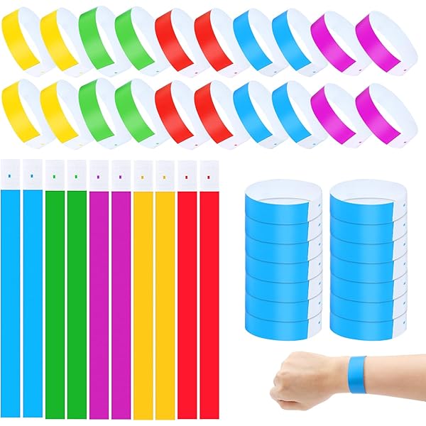 Bracelets Papier Entrée 1000 Bracelets En Papier Imperméables - Wristbands Événements Musicaux, Festivals, Soirées Et Fêtes Bracelet Identification Enfant