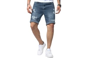 Meilicloth Pantaloncini Jeans Uomo Corti Cotone Estivo Shorts Uomo