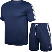 Tuta Sportiva Uomo 2 Pezzi: T-Shirt Manica Corta + Pantaloncini NK