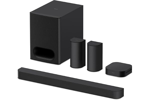 Sony BRAVIA Theatre System 6 – Son Enveloppant 5.1.2ch canaux | 1000 W | Enceintes arrière et Caisson de Basses Inclus | Dolby Atmos | DTS:X | DSEE | Mode Multi Stereo Party | Prise en Main Facile