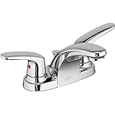 American Standard 7075200.002 Colony Pro İki Saplı Centerset Banyo Bataryası, 1.2 GPM, Parlak Krom