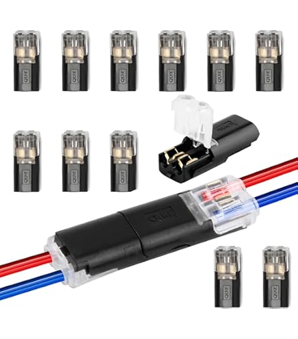 Frogetu 40 Stuks Autoconnectoren, 12 V Kabelverbinders Waterdicht 2 Polig Pins Stekker Snelle Krimpaansluiting Voor 18 22 Awg Kabel Led Audio Elektrische Accessoires 3598552228
