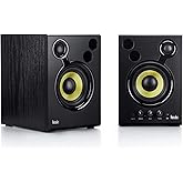 Hercules DJMonitor 42 &ndash; شاشات DJ نشطة احترافية ثنائية الاتجاه للاستخدام في الاستوديو ودي جي مع مكبرات صوت 4.5&rdquo;