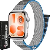 Rongep [Hook Loop] Huawei Watch Fit 5/Fit 5 Pro/Fit 4/Fit 4 Pro/Fit 3 ile Uyumlu Kordon Cırt Cırt Tasarım Fit 5 Kordon Nefes 