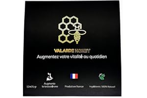 VALARDE MIEL APHRO - Ingrédients 100% Naturels pour Boost Puissance, Vitalité, Immunité et Renforcement Musculaire (1)