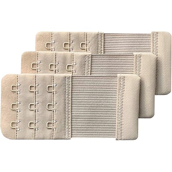 WedDecor Lot De 1 Extension De Soutien-gorge Pour Femme Avec 3 Crochets Et 2 Rangées Noir élastique Extensible Souple Et Confortable 40 Mm Pour Femme Enceinte Et Usage Quotidien