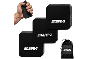 ENAPE® grepppads set – halkfria neopren-handtag för pull-ups, fitness och styrketräning – alternativ till träningshandskar för bättre grepp