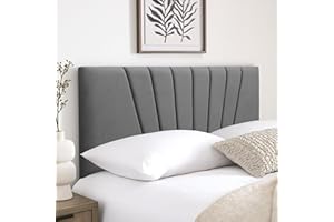 HB-1 Headboards for Beds – Sunrise 24'' Divan Bed Headboard – Headboards for Divan Beds, Bedroom & Hotel Furniture, Elegant Soft Plush Fabric Head Board