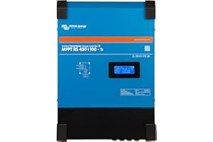 Victron Energy SmartSolar MPPT RS 450V DC 100 amp 48-Volt Tr Solar Charge Controller (Bluetooth), Blue