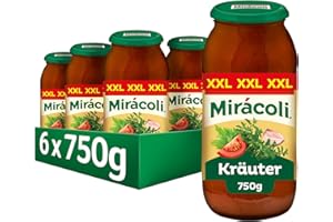 ‎MIRÁCOLI MIRÁCOLI Pasta Sauce Kräuter, 6 Gläser (6 x 750g)