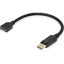 Cavo DisplayPort 8K Angolato 90° - Prolunga Maschio A Femmina, 30 Cm - Foto 3