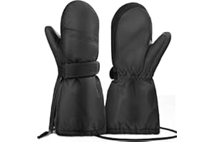 Hyeek Guantes Niño Invierno, Impermeables Guantes Nieve Guantes Esqui para Niños de 2 a 7 Años - Unisex Guantes Termicos Niño para Snowboard, Bici, Ciclismo