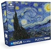 Blue Focus 1000 Par&ccedil;a Puzzle - STARRY NIGHT (YILDIZLI GECE)