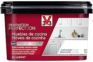V33 Esmalte Renovation Perfection Cocina Blanco Algodón Satinado 2L
