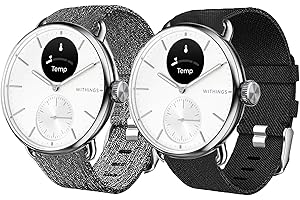 Blueshaweu Pasek kompatybilny z Withings Smartwatch, 18 mm i 20 mm, nylonowy pasek do zegarka ScanWatch 2 38 mm / ScanWatch 2 42 mm