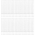 50 x 4ft White Electric Fence Plastic Poly Posts Temporary Fencing Horse Paddock Line Stakes Poles