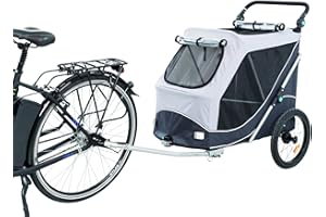 TRIXIE Hunde-Fahrradanhänger (faltbar) - L
