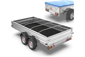 Tarpofix® Arceaux de bâche pour remorque Arceaux de bâche Plate 100-145cm (1-4X) - Arceaux de retenue de bâche de remorque universellement adaptables - Arceaux en Aluminium durables pour bâche Plate