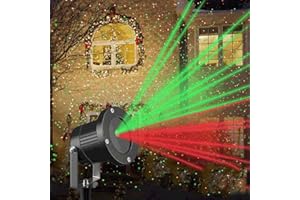 SZ&LAM Christmas Projector Lights Holloween, Spot Starry Lights Red And Green, Outdoor, Garden Holiday Party Halloween Decoration Waterproof
