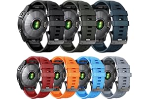 ANBEST Pasek do zegarka Garmin Fenix 7 Pro/6 Pro/EPIX 2, 22 mm Quick Fit, zapasowy pasek do zegarka Fenix 6/5/EPIX Pro 47 mm/Forerunner 955/965/945/935/Approach S62/Descent G1