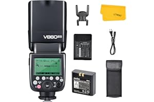 Godox V860II-N TTL Fash 2.4 G HSS 1/8000s con Li-on Batteria Fotocamera Flash Speedlight