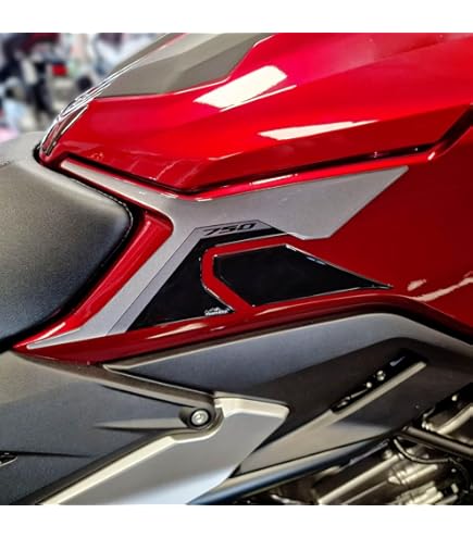 labelbike - 3D hars Sticker Motorfiets uitlaatbescherming compatibel met Honda Transalp XL750 2023