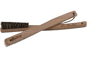 ‎MANTLE CLIMBING EQUIPMENT Mantle - Kletterbürste Holz Boulderbrush Albarracin für kleinere Griffe, Schlitze und Löcher als 1er und 2er Pack