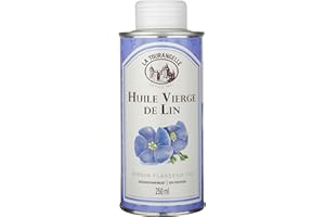 La Tourangelle - Huile vierge de lin - Alicament naturel - Huile santé riche en Oméga 3 et Omega 6 - 250 ml