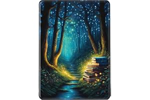 SGKITM Coque pour Kindle Paperwhite 12e Génération 2024 Housse Flip Silicone Housse Kindle Colorsoft Réveil Auto ou Sommeil PU TPU Case Livre Lumineux Jolie Femme Motif Signature Edition Etui 7" (Color 7)