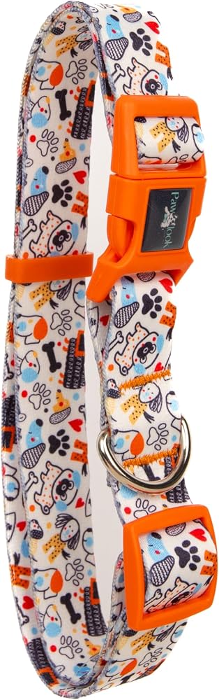 Pawlook Köpek Boyun Tasması – Geri Dönüştürülmüş, Ayarlanabilir, Emniyet Tokalı – Küçük ve Büyük Irklar için – Tüy Toplamaz, Yıkanabilir, AirTag & İsimlik Uyumlu, Bone,Small