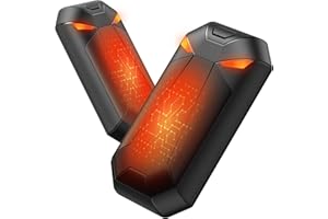 YAZEKY Calentador de Manos, 6000mAh Calentador de Manos Recargable 2 en 1, Calienta Manos de Bolsillo con 3 Niveles de Calor para Camping, Golf, Regalos Tech para Hombres, Mujeres, Invierno, Navidad